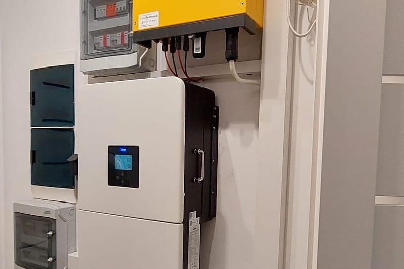 Łódź — fotowoltaika 5,4 kWp + magazyn energii 16 kWh — zdjęcie 2