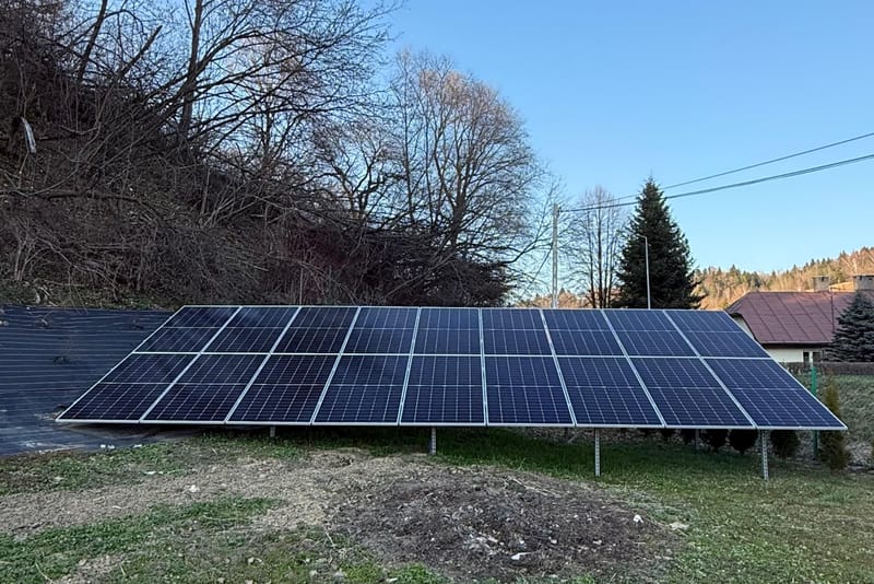 Uherce Mineralne — fotowoltaika 10,35 kWp + magazyn energii 10 kWh — zdjęcie 2