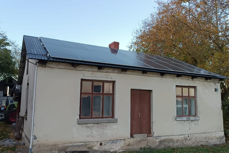 Ulhówek — fotowoltaika 9,2 kWp + magazyn energii 15 kWh — zdjęcie 3
